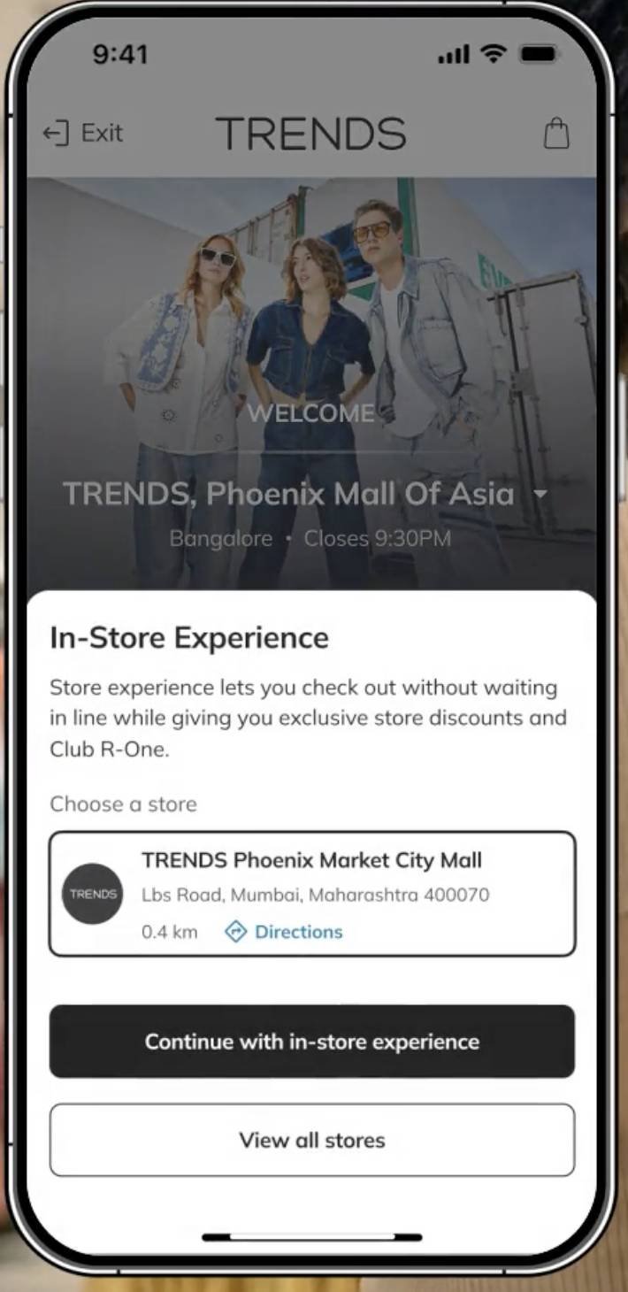 Complete the Look · cross-selling with store-exclusive discounts.