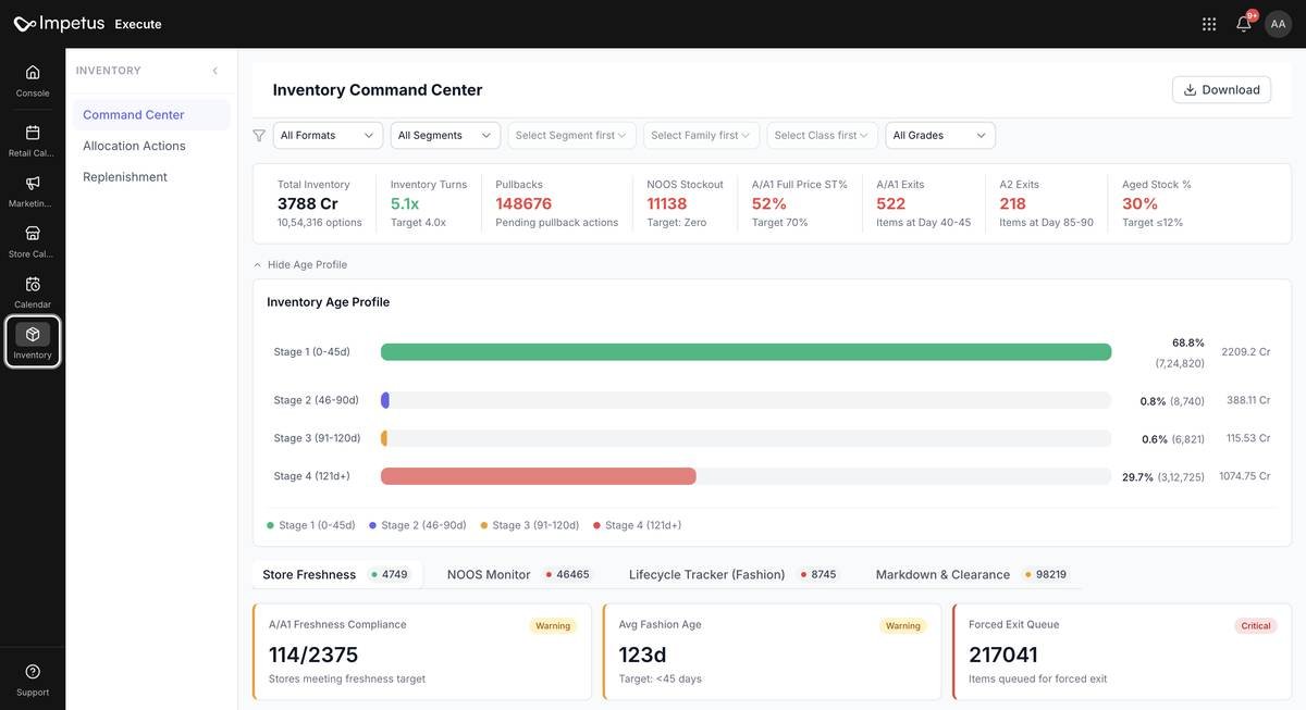 Execute calendar · Product launch timeline with campaigns.
