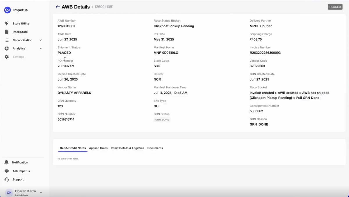 Recon wizard · 3-step bulk upload reconciliation.