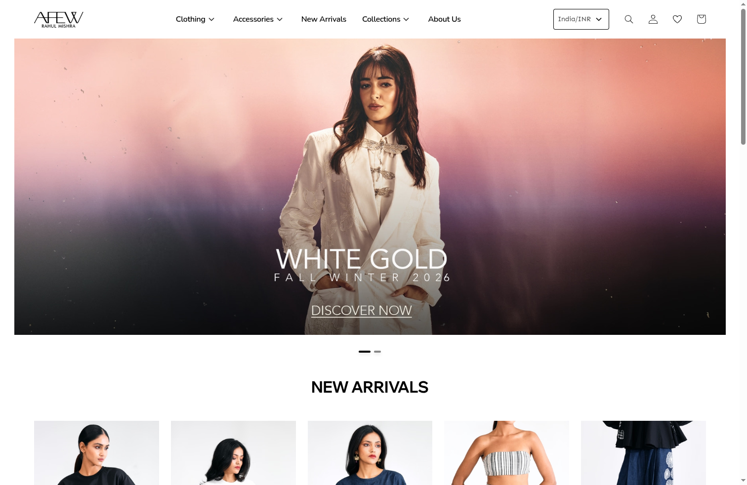 AFEW by Rahul Mishra storefront