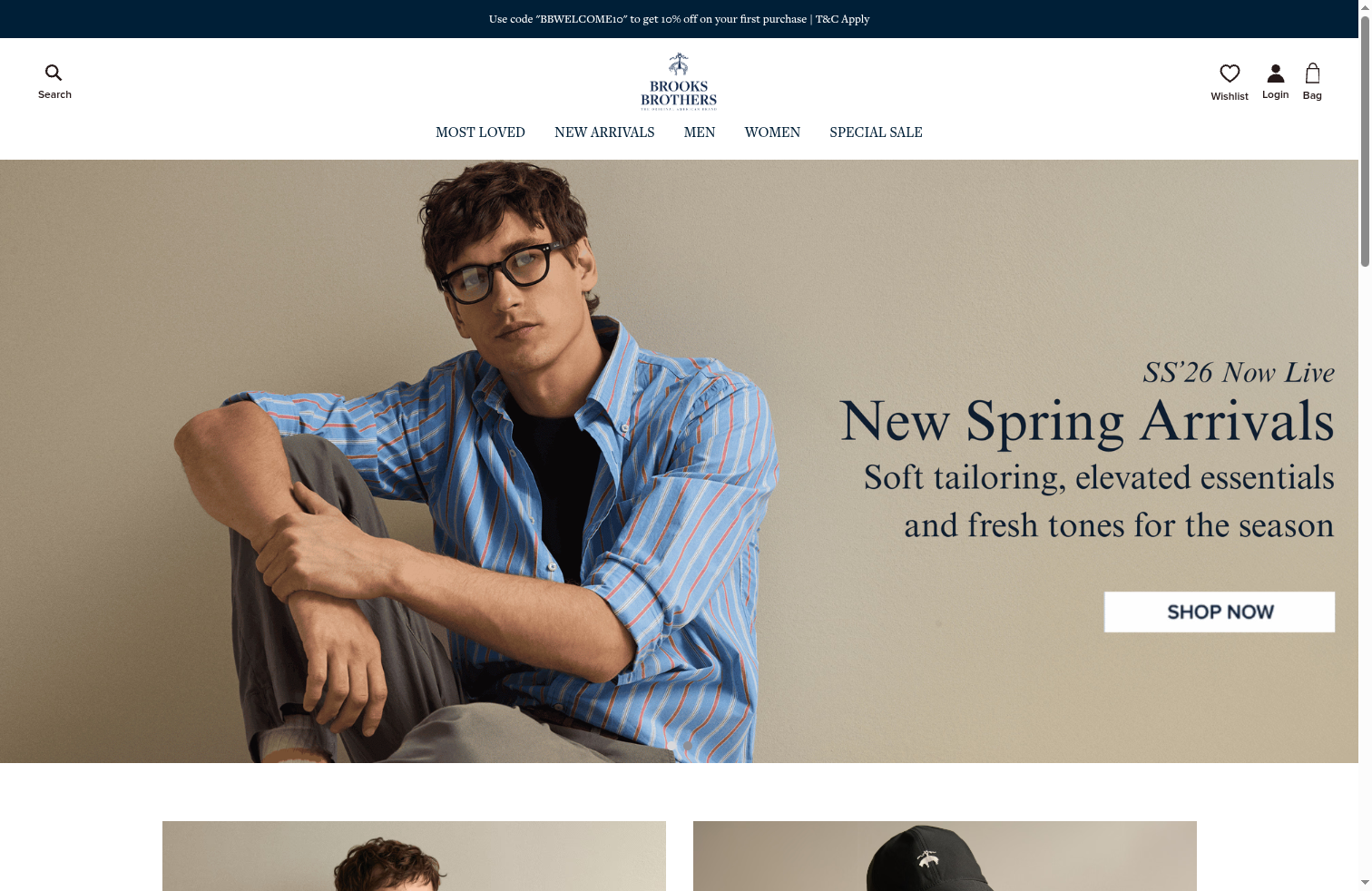 Brooks Brothers storefront
