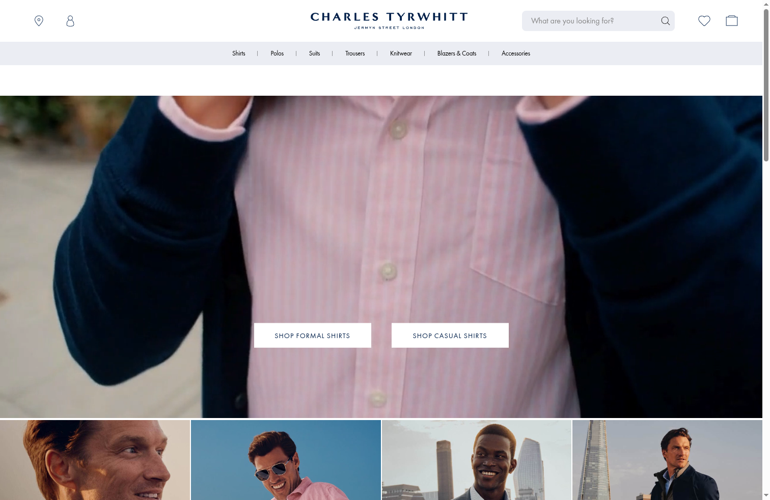 Charles Tyrwhitt storefront