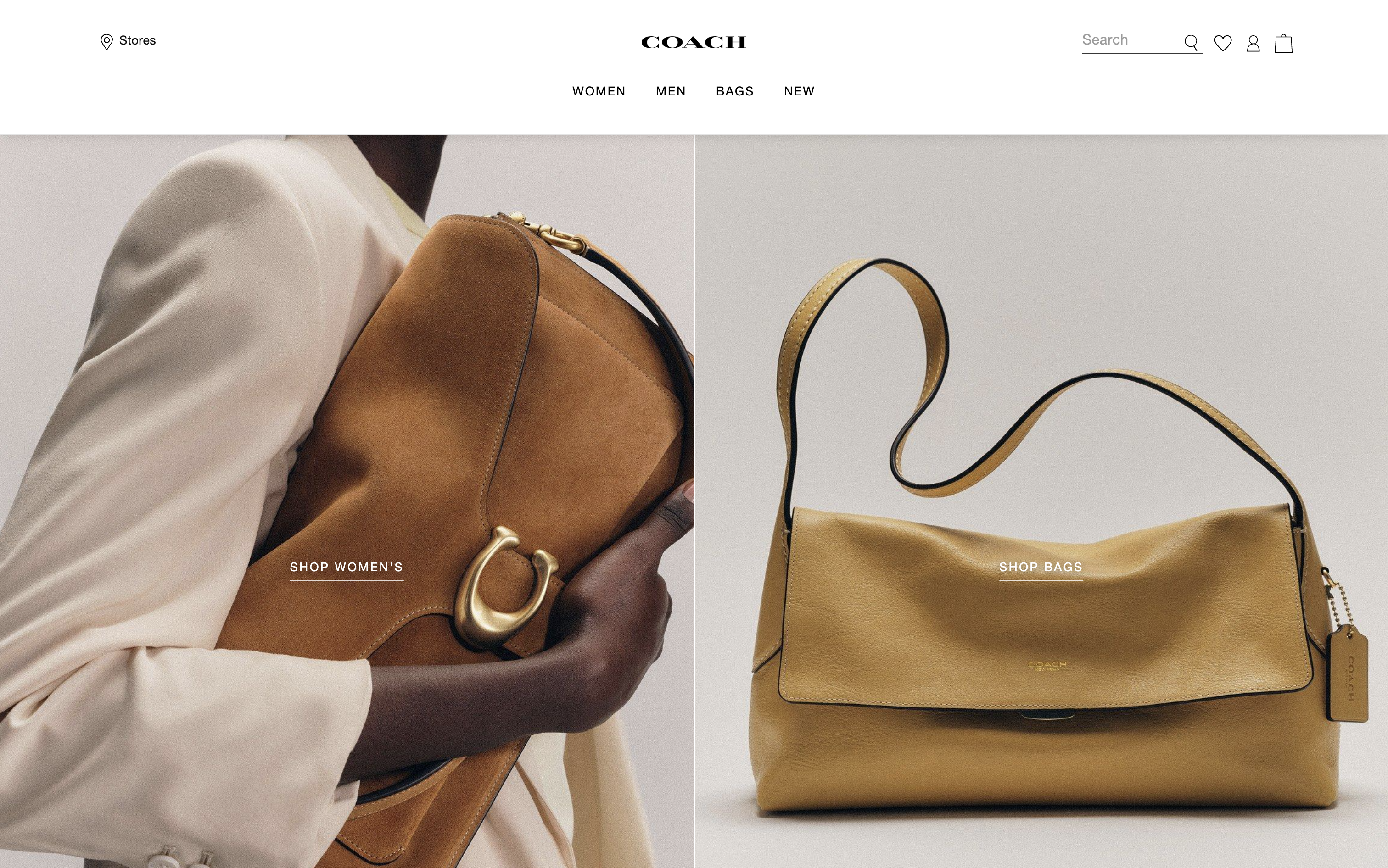 Coach storefront