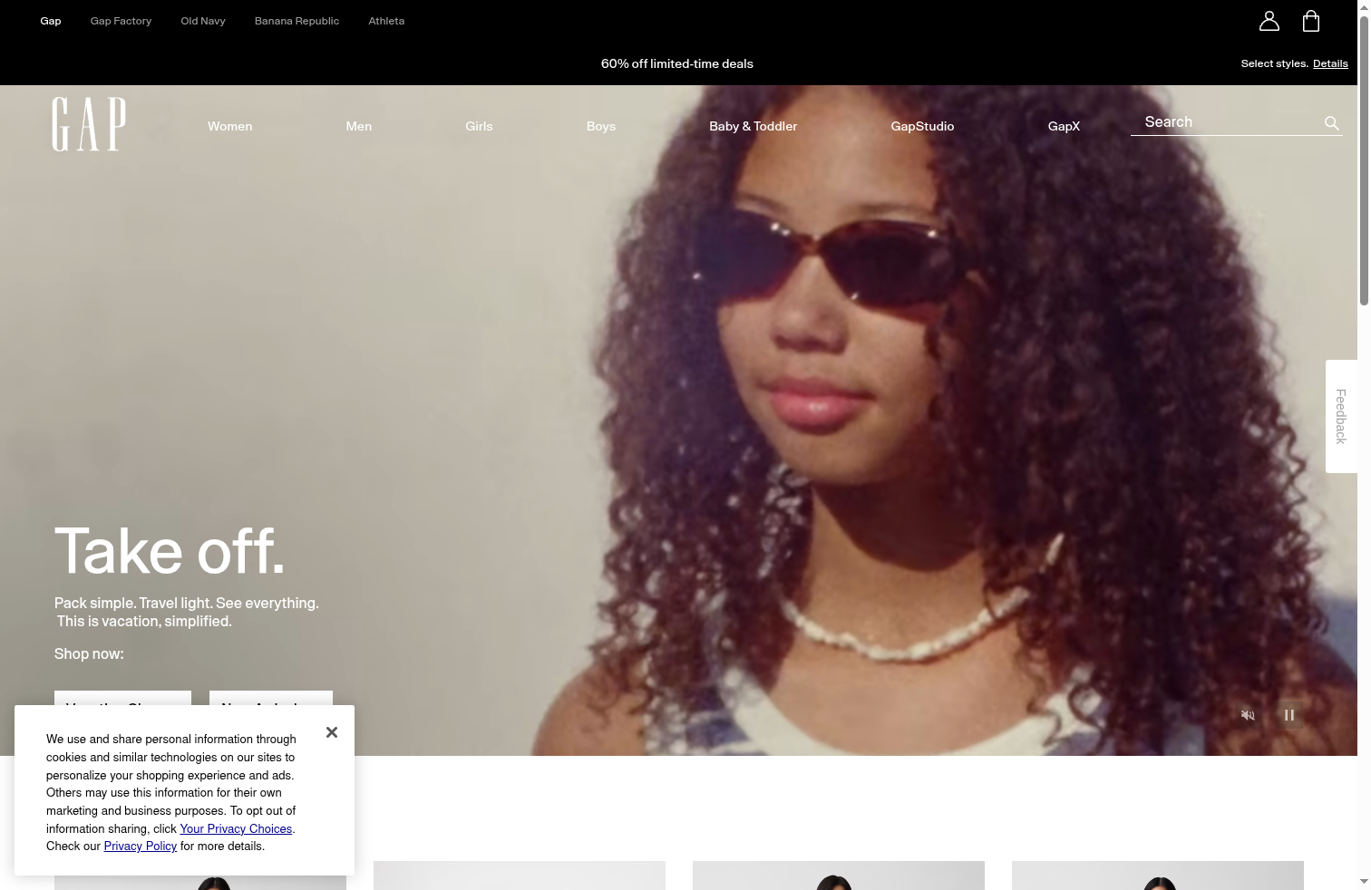 GAP storefront