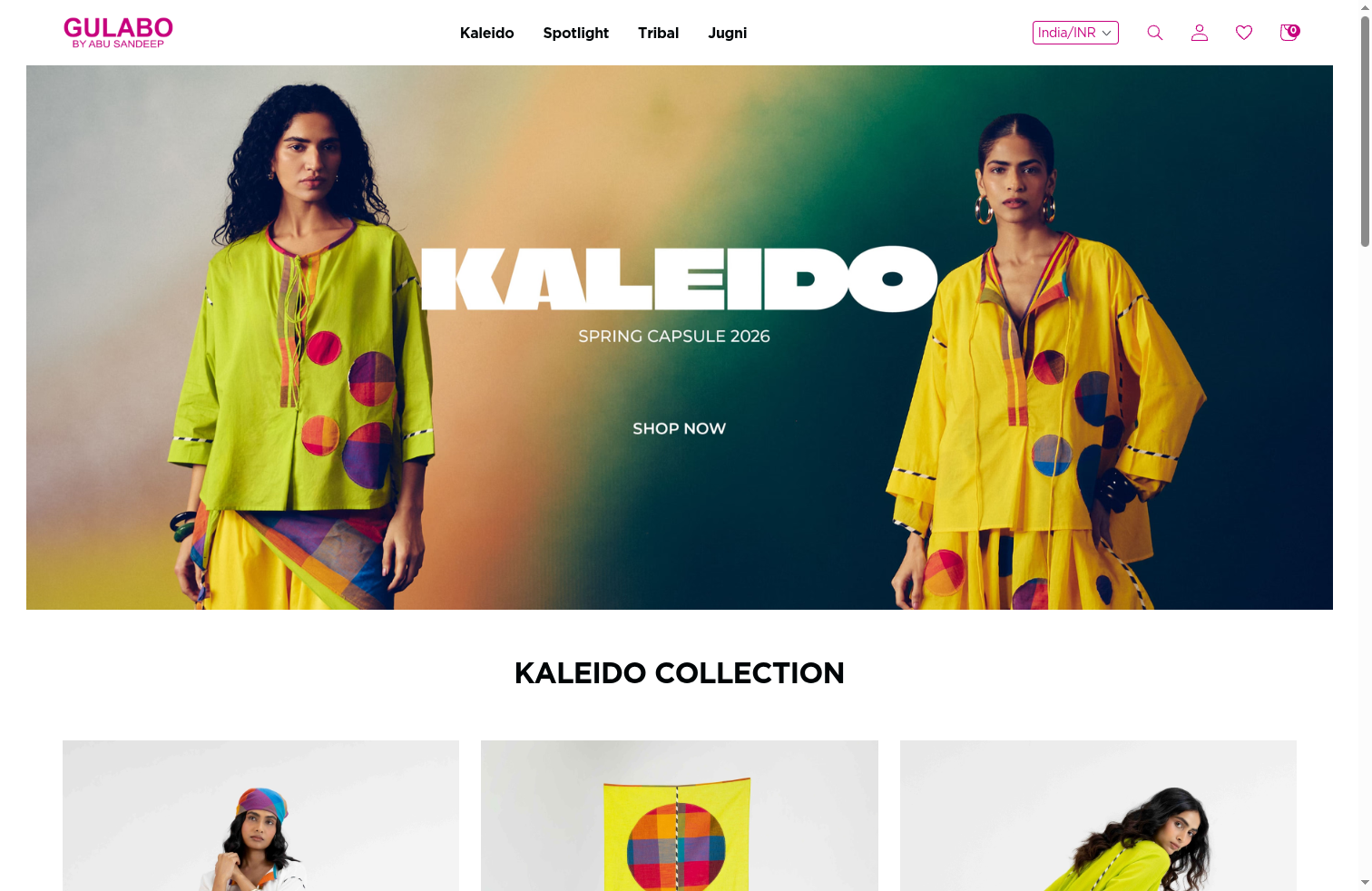 Gulabo storefront