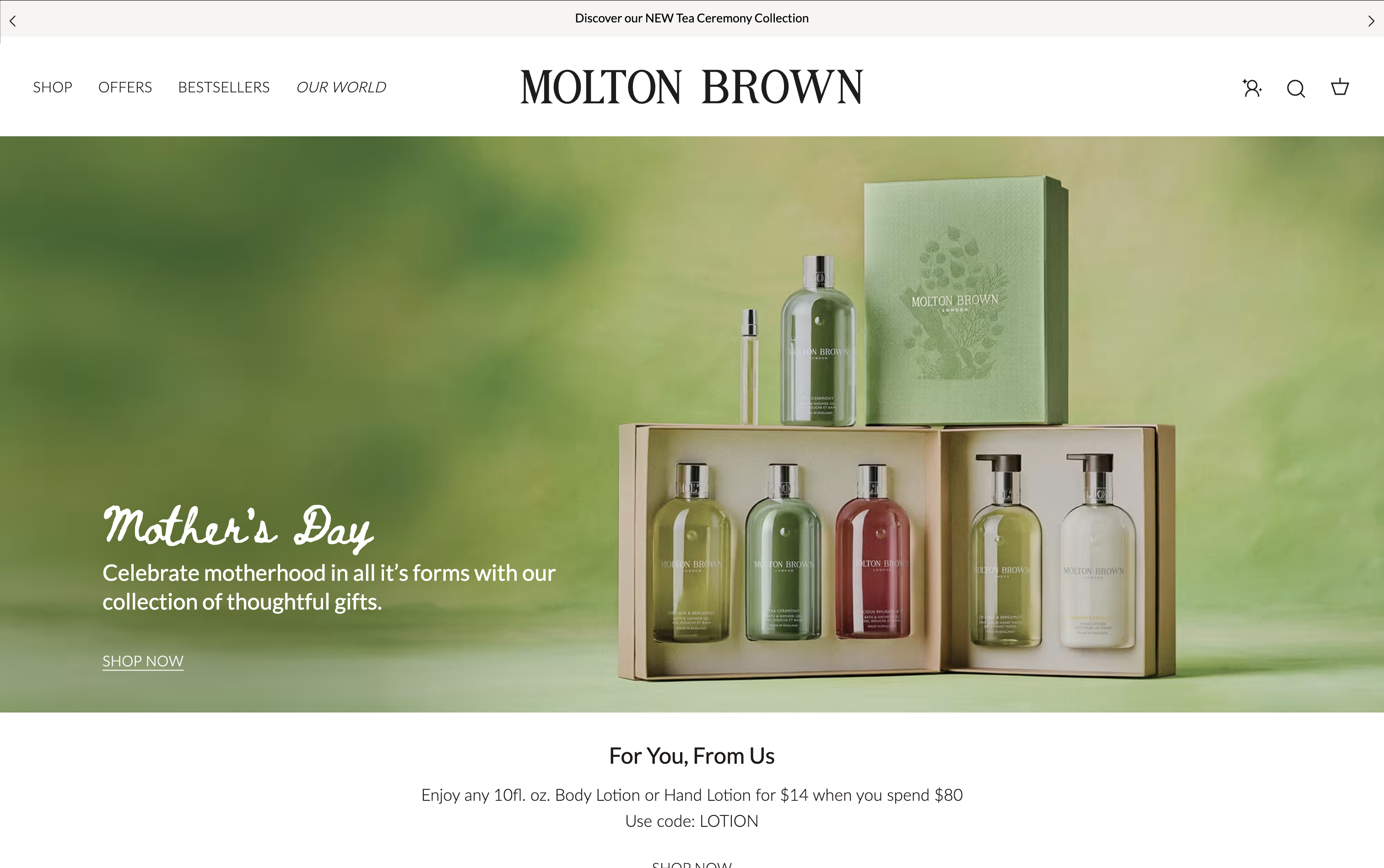 Molton Brown storefront