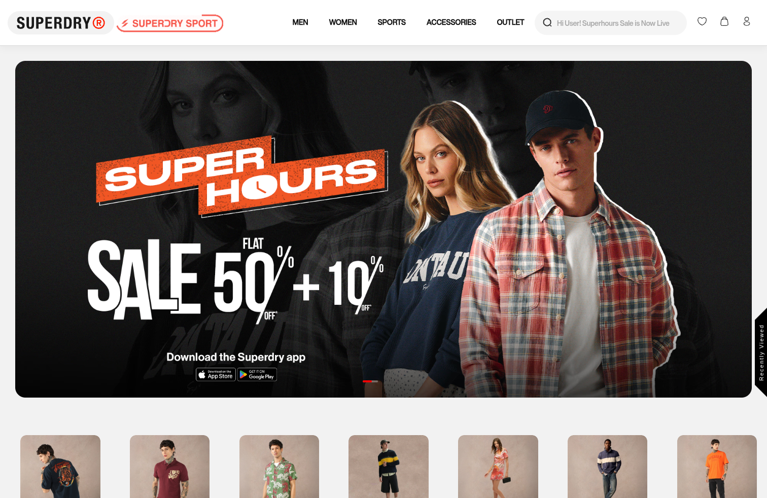 SuperDry storefront