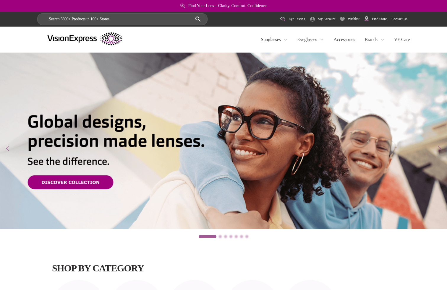Vision Express storefront